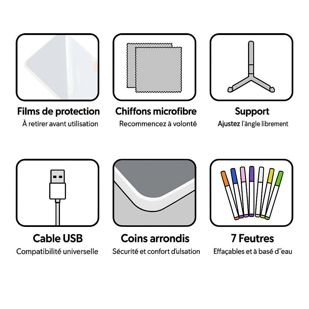 Tablette de dessin lumineuse