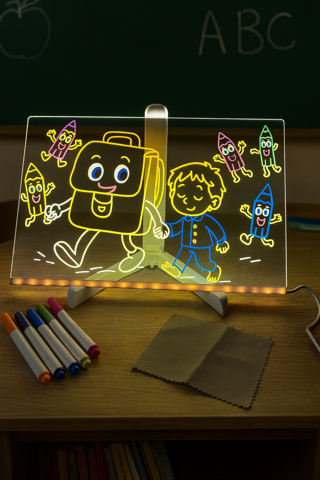 Tablette de dessin lumineuse