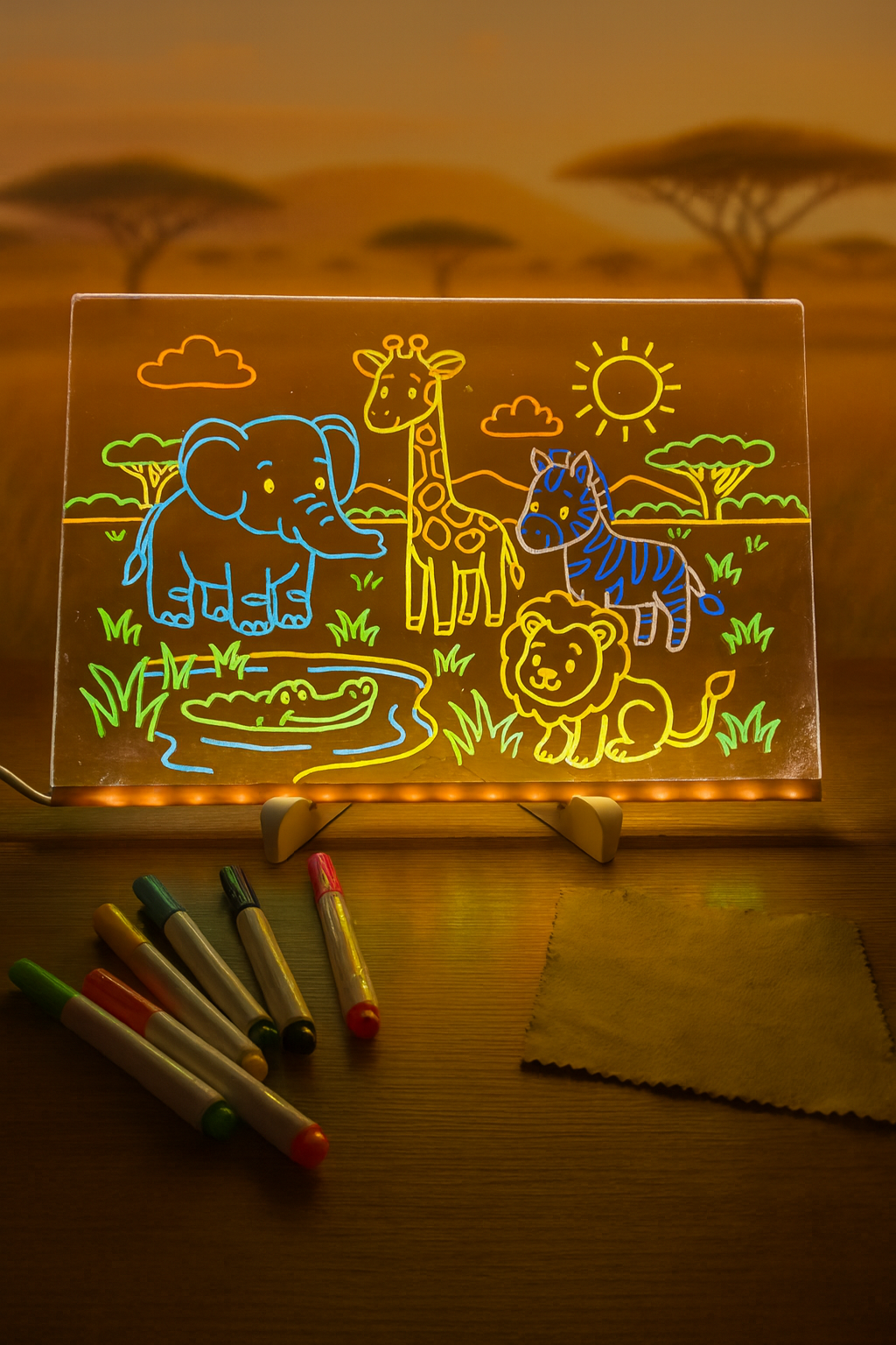 Tablette de dessin lumineuse