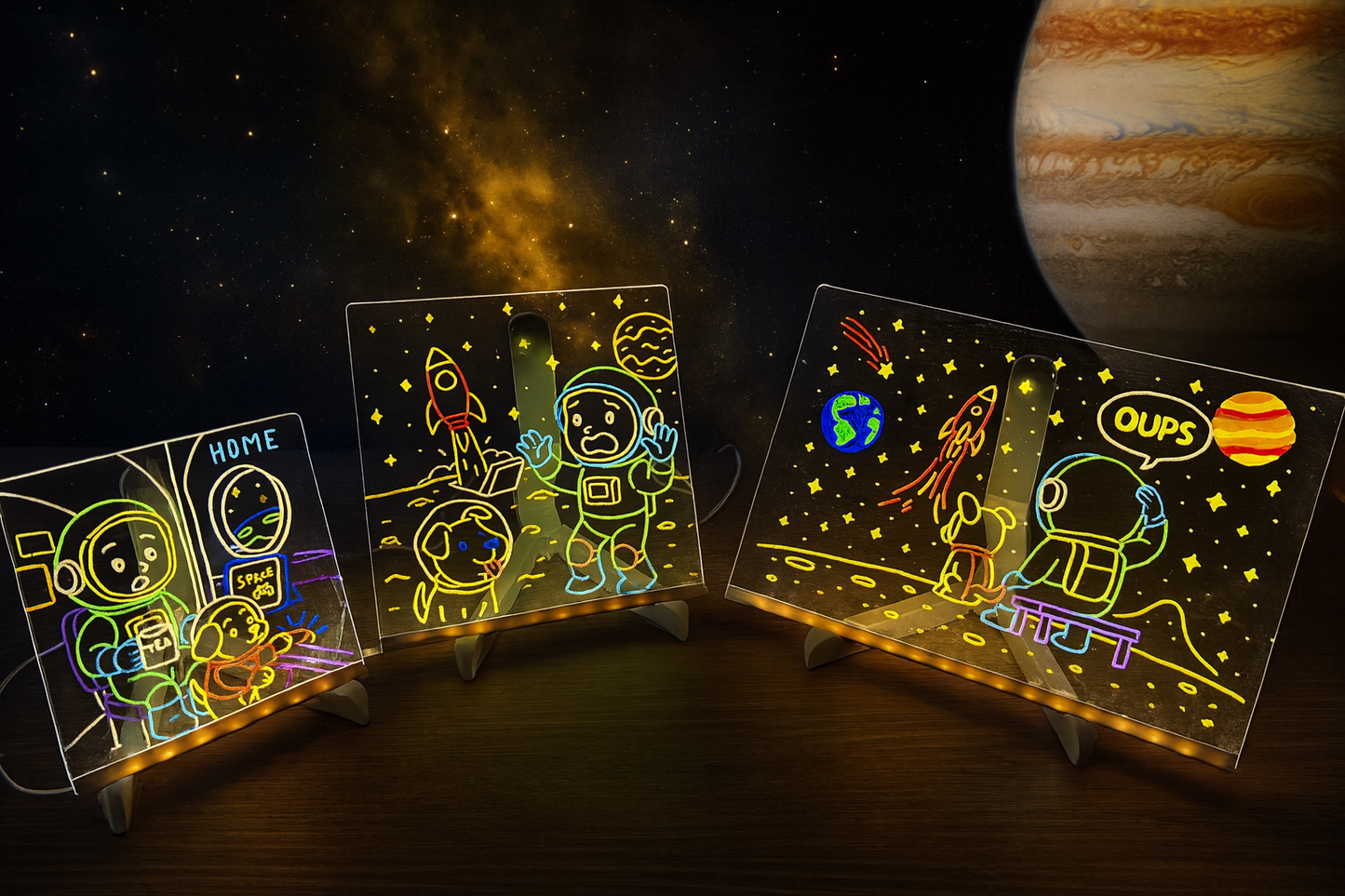 Tablette de dessin lumineuse